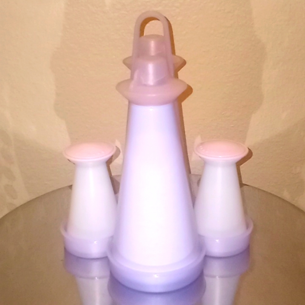 Tupperware Impressions Condiment Cruet Caddy Set- 3352A-3 - Picture 3 of 12